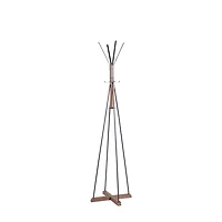 Streamdale Freestanding Coat Rack with Reclaimed Wood and Metal