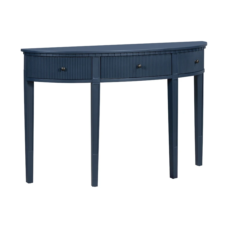 Streamdale Striped Pine Veneer Console Table
