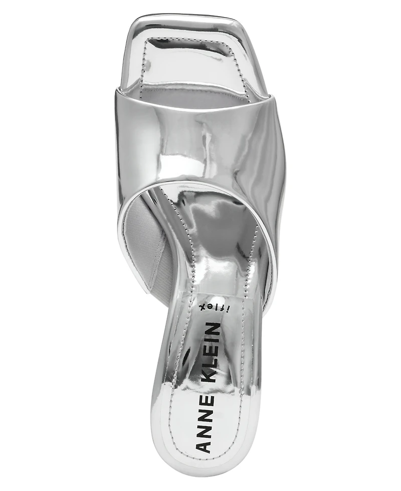 Anne Klein Women's Jerilyn Square Toe Mule Dress Sandals
