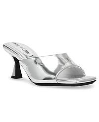 Anne Klein Women's Jerilyn Square Toe Mule Dress Sandals
