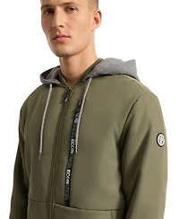 Ecko Unltd Men's Don't Give Up Sherpa Varsity Jacket