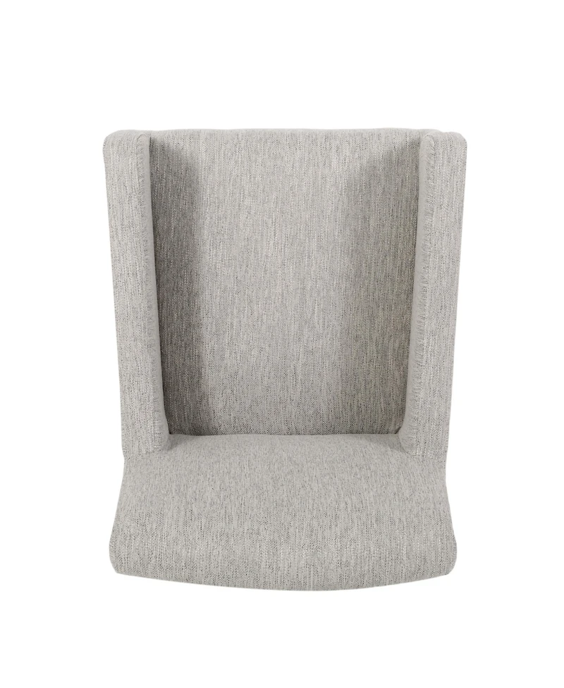 Streamdale Set Of 2 Upholstered 26 Inch Counter Stool - Light Gray/Gray