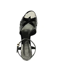 Schutz Women's Keefa Mid-Block Heel Sandals