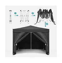 Streamdale 10'x10' Canopy Tent with Removable Sidewalls