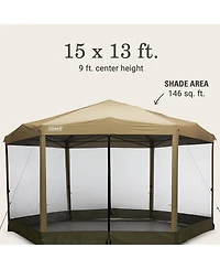 Coleman Oak Back Home 15 x 13 Screen Canopy Tent