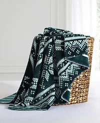 Closeout! Nautica Brushed Flannel Throw, 70" X 50"