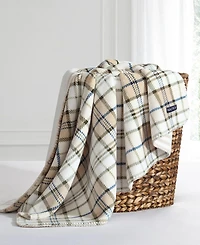 Closeout! Nautica Brushed Flannel Throw, 70" X 50"