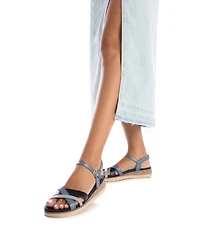 Women's Low Wedge Strappy Sandals By Xti