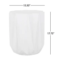 Streamdale Geometric Concrete Side Table Durable, Eye-Catching