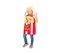 Dress Up America Popcorn Tunic & Hat Costume Set