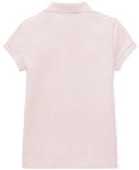 Polo Ralph Lauren Girls 2T-6X Short Sleeve Stretch Cotton Mesh Shirt