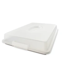 Usa Pan Non-Stick Aluminum 18" x 13" Half Sheet Pan and Lid Set