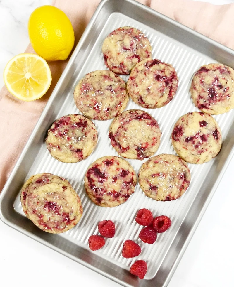 Usa Pan Non-Stick Aluminum 2 Piece Quarter Sheet Pan and Baking Rack Set