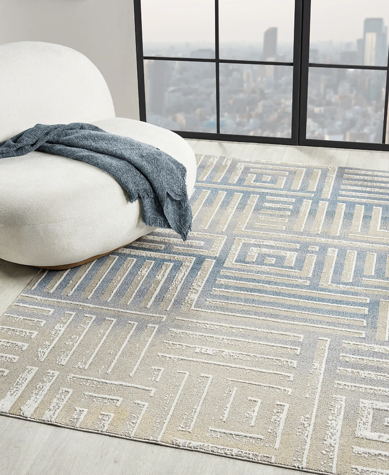 Lr Home Willa Vis-1 7'9"x9'9" Area Rug