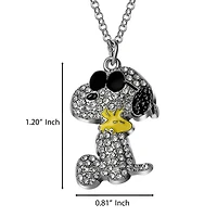Peanuts Snoopy Fashion Joe Cool Sunglasses Snoopy Woodstock Necklace