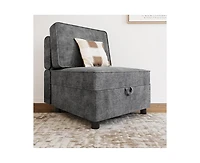 gaomon Chenille Armrest Module for Modular Sectional Sofa, 90°-180° Adjustable Sofa Armrest, A Pair of Couch Armrests for Sectional Sleeper