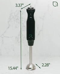 Willow Kitchen 5-Speed Immersion Hand Blender with Turbo Mode - Powerful Blending for Smoothies, Soups, and Baby Food