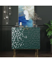 Boyel Living 2 Door Locker Accent Cabinet