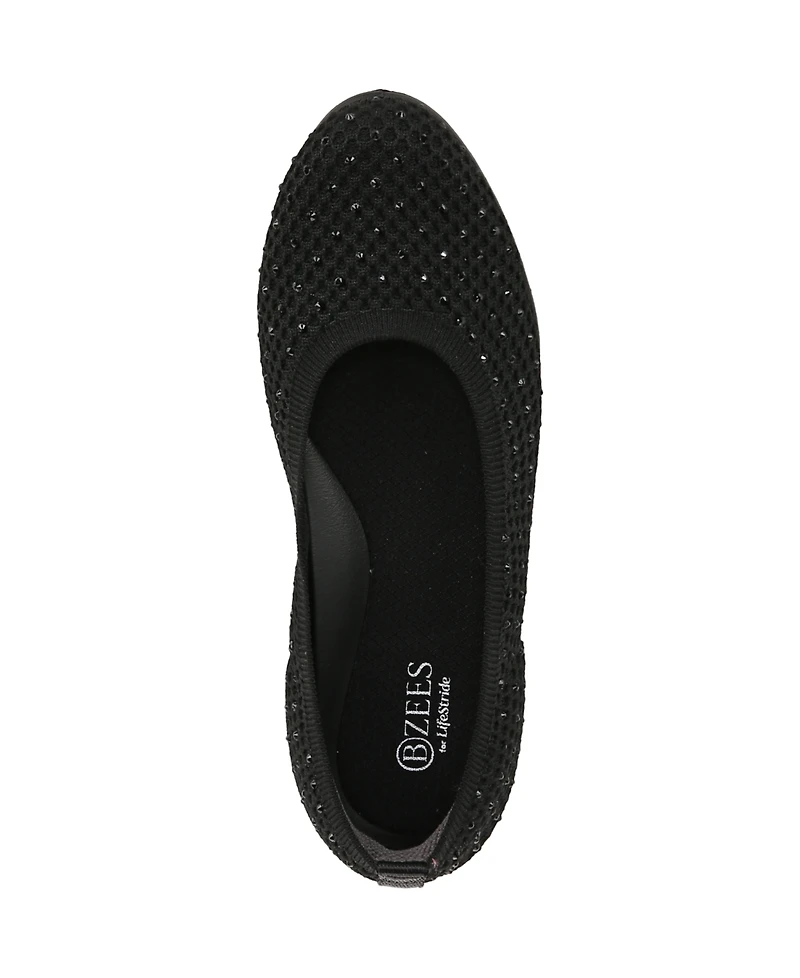 LifeStride Women's Kallie Washable Round Toe Ballet Flats