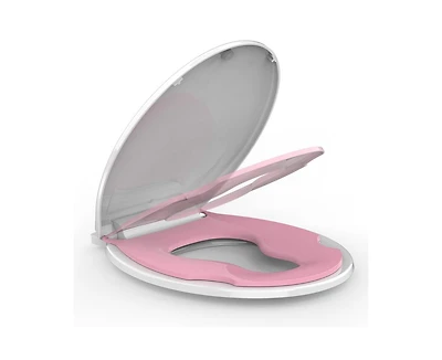 gaomon Toilet Seat Round,Toilet Seat with Toddler Seat Built in, Potty Training Toilet Seat Round Fits Both Adult and Child, with Soft Close, Easy Ins