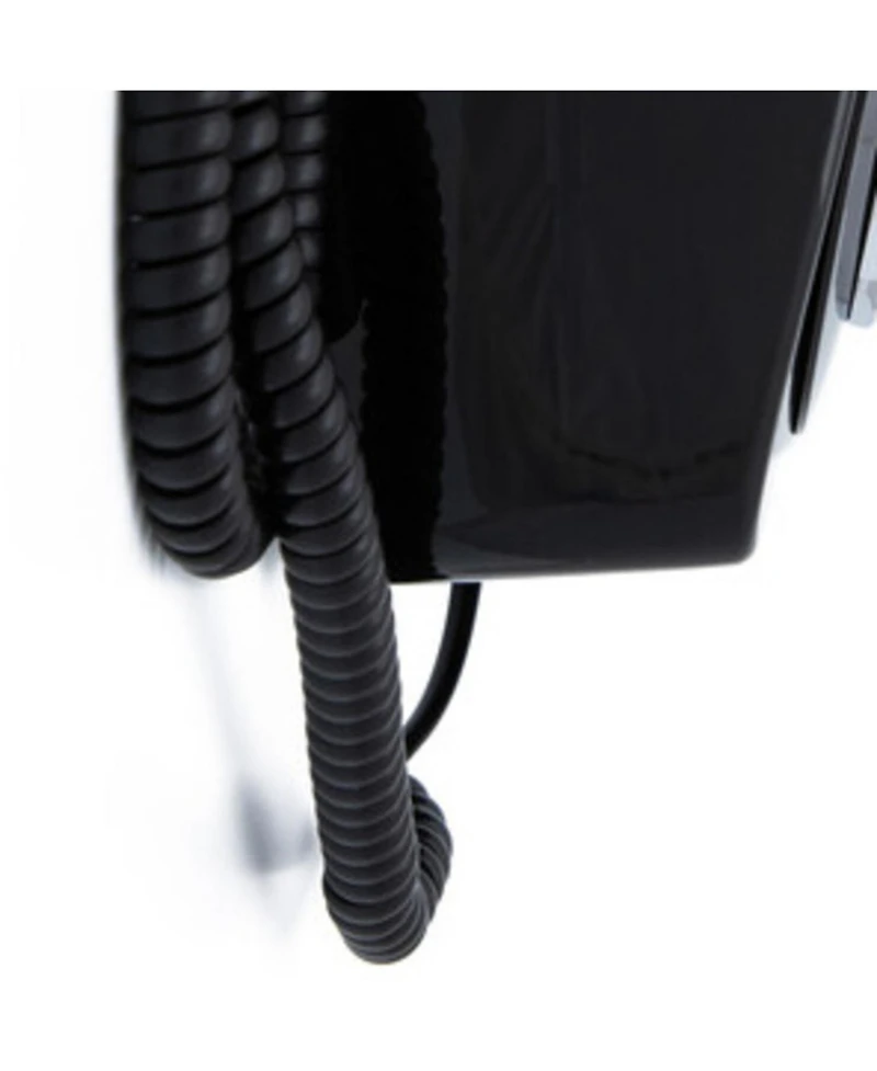 Gpo Retro GPO746WBLK 746 Wall Mount Push Button Telephone - Black