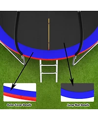 Streamdale 14FT Trampoline, Enclosure Net, Ladder, Astm Approved