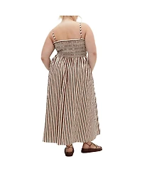 City Chic Plus Jolie Geo Maxi Dress