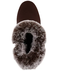 Jones New York Women's Carleen Faux Fur Cozy Wedge Booties
