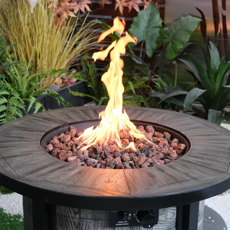 Streamdale Stonecrest Propane Fire Pit for Patio, 50,000 Btu