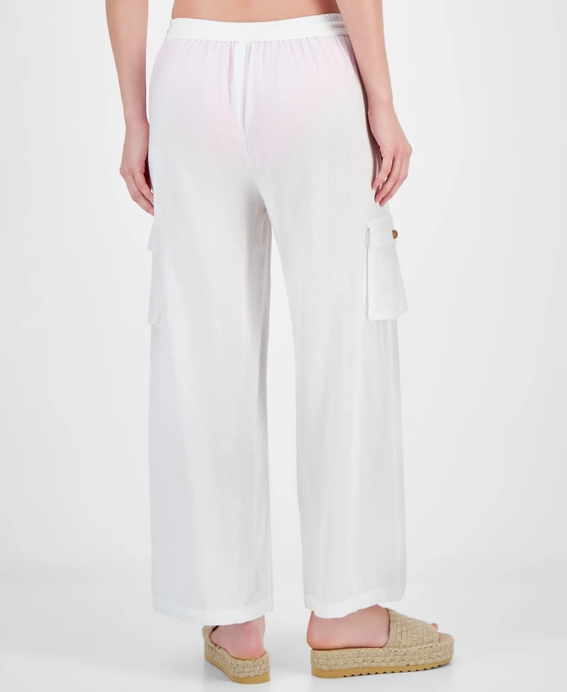 Raviya Women's Pull-On Cover-Up Cargo Pants