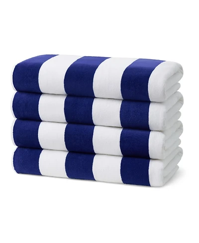 Ben Kaufman Striped Towel - Absorbent, 100% Cotton Towels - Oversized Towels for Beach Essentials
