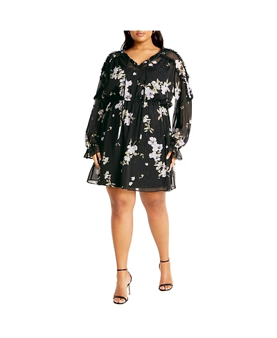 Plus Amira Print Dress