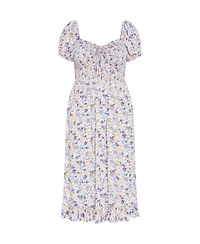 City Chic Plus Emie Print Midi Dress