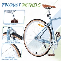 Streamdale Classic Single Speed City Bike for Men and Women