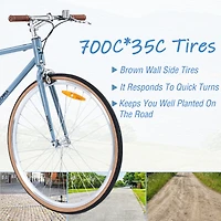 Streamdale Classic Single Speed City Bike for Men and Women
