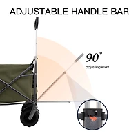 Streamdale Kids Foldable Wagon Portable Outdoor Garden Cart
