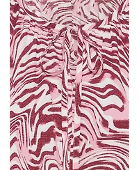 Olsen Women's Swirl Print Tunic Blouse