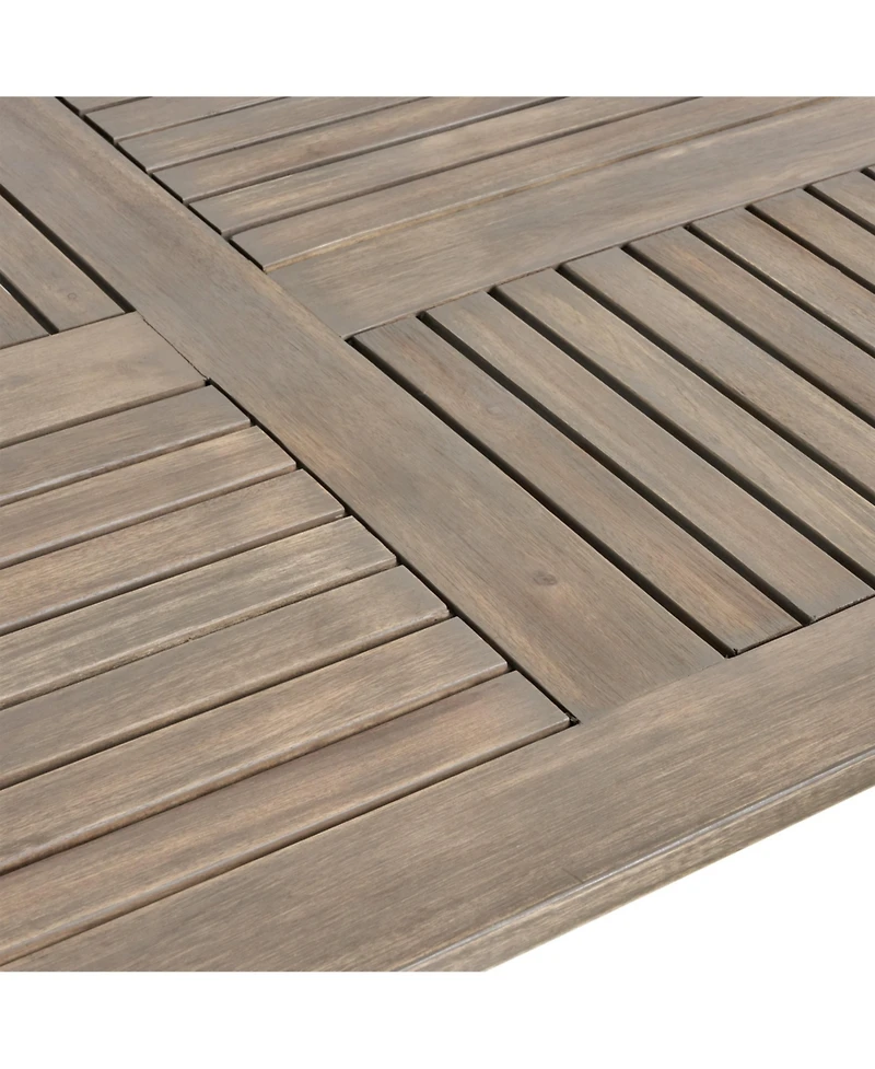 Acacia Wood 70" Dining Table