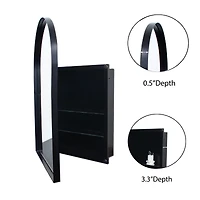 Streamdale Arched Recessed Medicine Cabinet with Mirror