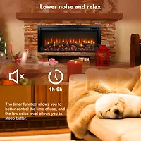 Streamdale 44" Recessed Electric Fireplace with Remote