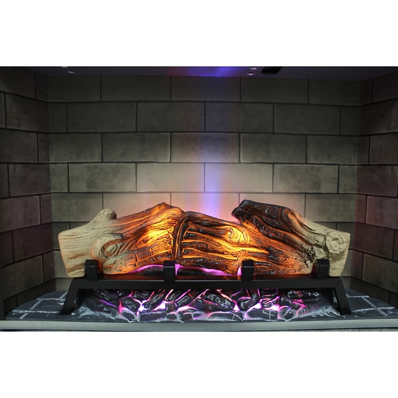 Streamdale 28 inch Electric Fireplace Insert, multicolored flames