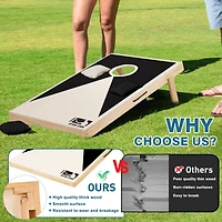 Streamdale Premium Cornhole Set 3'x2' Boards, 8 Toss Bags