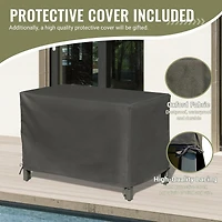 Streamdale Aluminum Outdoor Kitchen Island with Storage