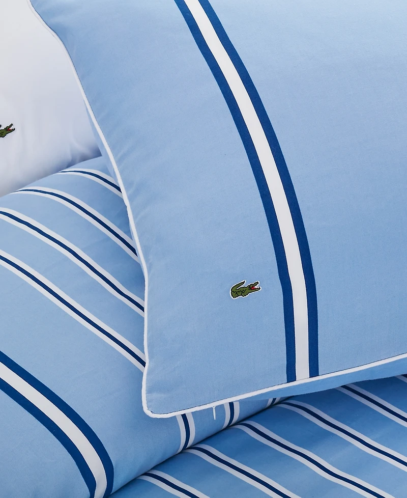 Lacoste Home Stripe 3-Pc. Comforter Set, King