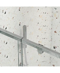 Streamdale Chrome Pivot Swing Glass Shower Door (50-54" W x 71" H)