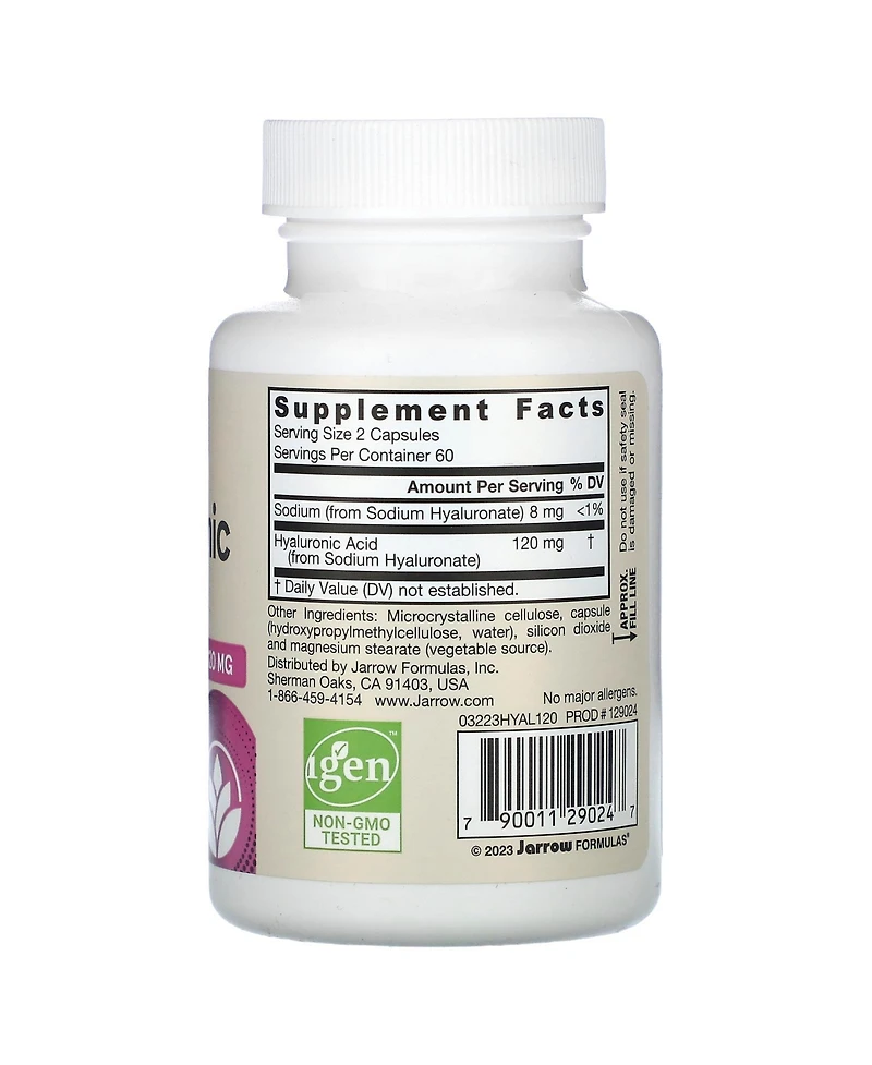 Jarrow Formulas Hyaluronic Acid