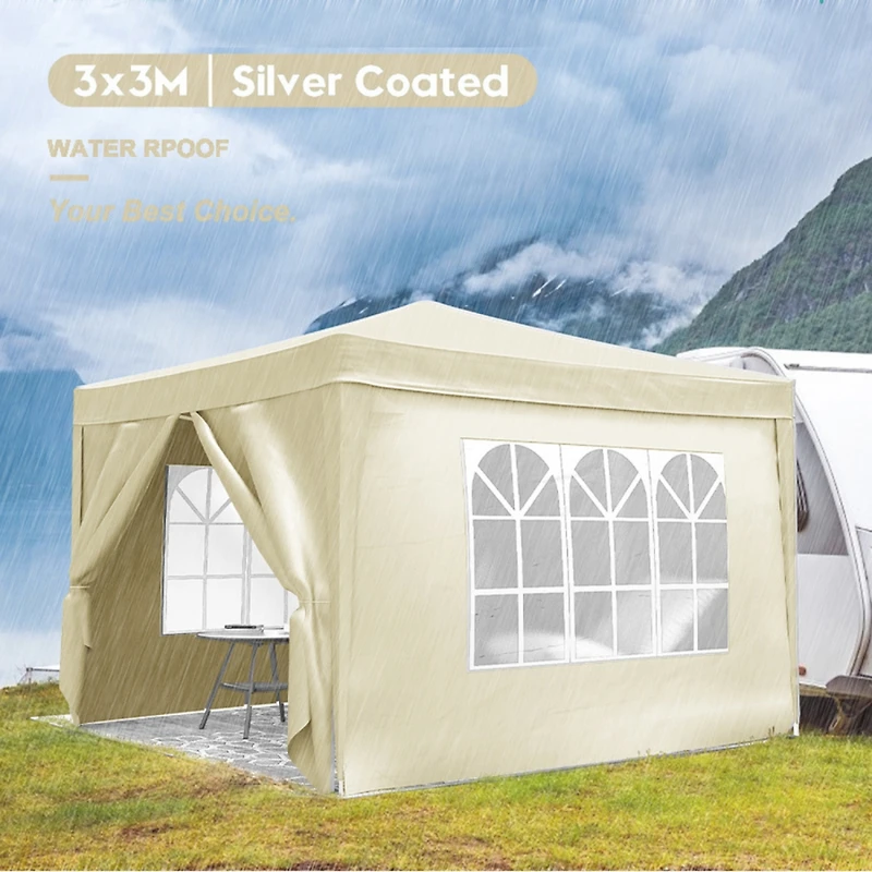 Streamdale 10'x10' Pop-Up Canopy with Sidewalls