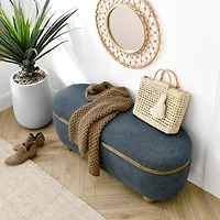 Streamdale Upholstered Storage Ottoman Bench