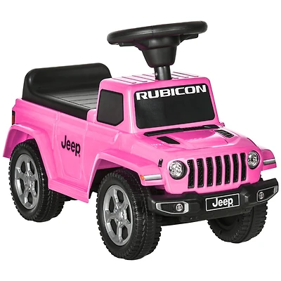 Kids Ride on Push Car, with Engine Sounds & Under-Seat Storage, Foot-to-Floor Ride on Sliding Car with Horn, Sit and Scoot Ride on Toy, Ages 1.5-3 Yea