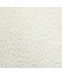 Streamdale Furniture Chenille 2-seater lazy sofa With 5 back pillows, Comfy Sofa- Deep Seat Couch for Living Room, Club (White)